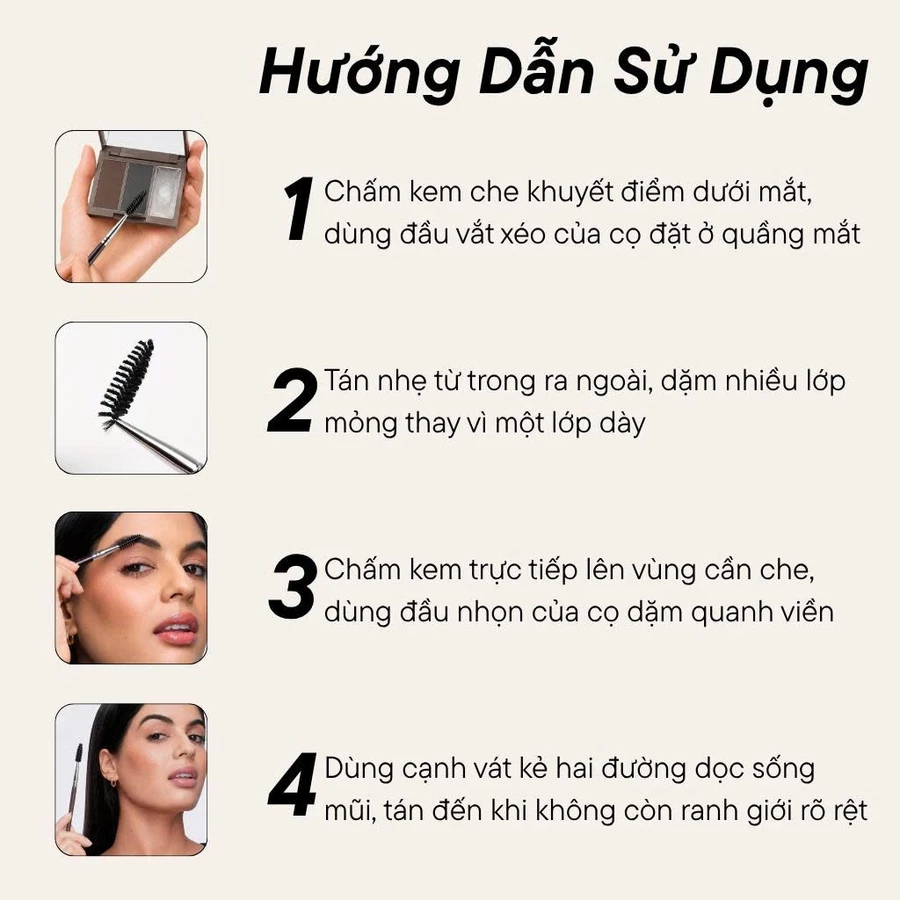 Cọ chải mày và mi cuốn xoắn Bh Cosmetics Eyebrow Brush BH017